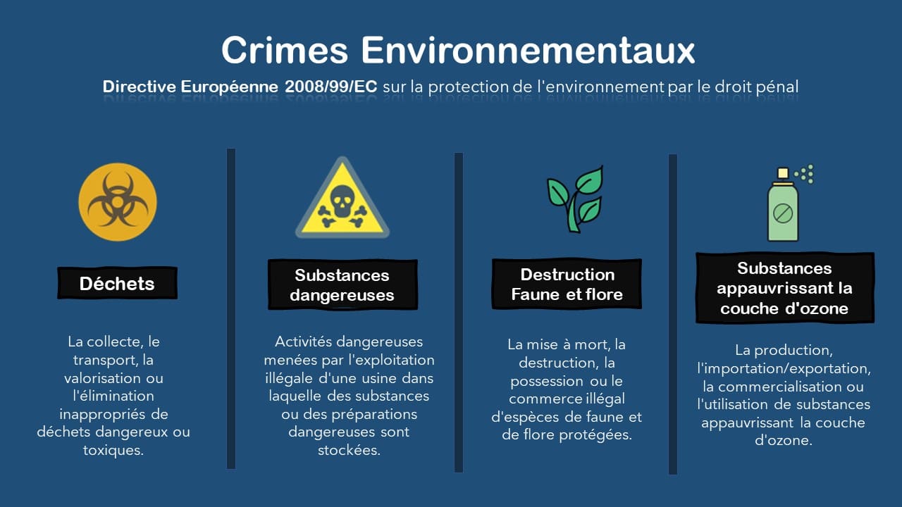 Les crimes environnementaux et la 6AMLD
